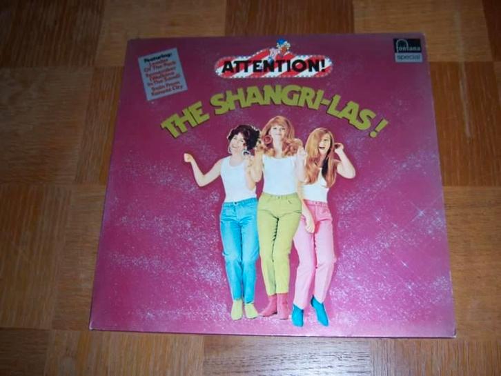 Elpee vinyl Attention! The Shangri-Las!, Cd's en Dvd's, Vinyl | Pop, Zo goed als nieuw, 1960 tot 1980, 12 inch, Ophalen of Verzenden