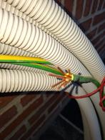 Aardingkabel 16mm in flexbuis, Doe-het-zelf en Bouw, Ophalen, Zo goed als nieuw, Kabel of Snoer