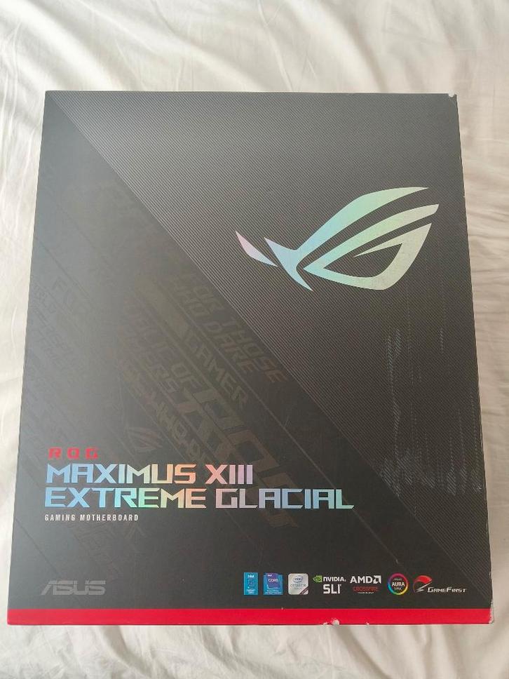ROG Maximus XIII Extreme Glacial gaming motherboard, Computers en Software, Moederborden, Zo goed als nieuw, Intel, DDR4, Ophalen