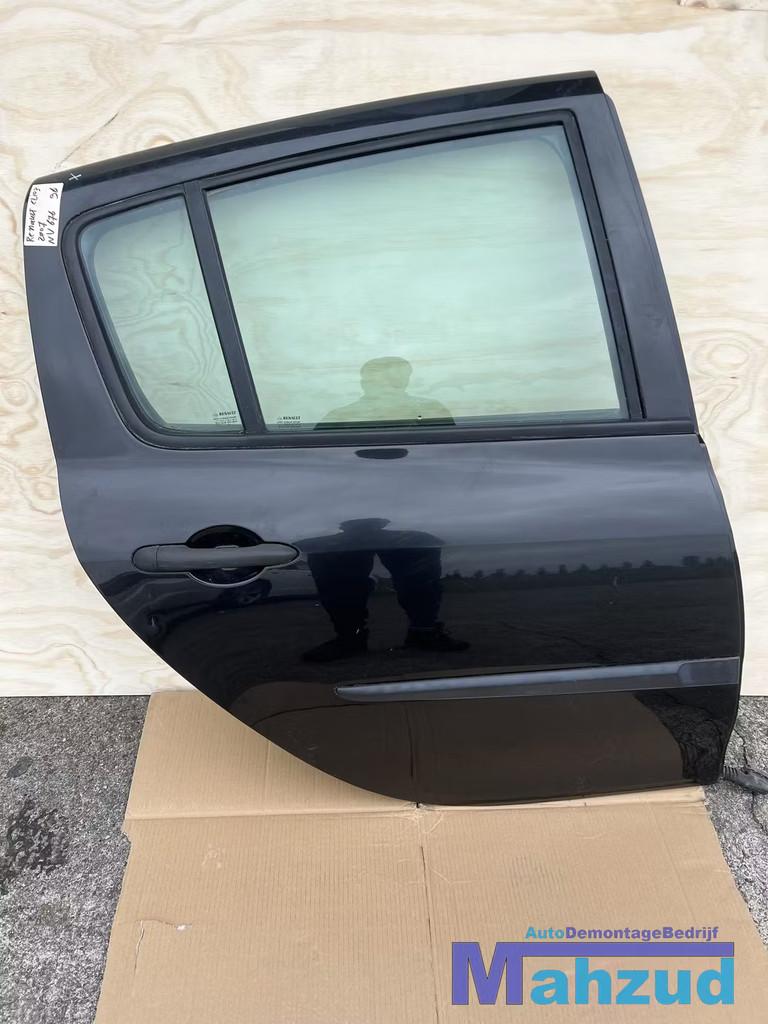 RENAULT CLIO 3 zwart NV676 Rechts achter deur 2006-2014, Auto-onderdelen, Renault Group, Gebruikt, Contact.group@renault.com, Achter