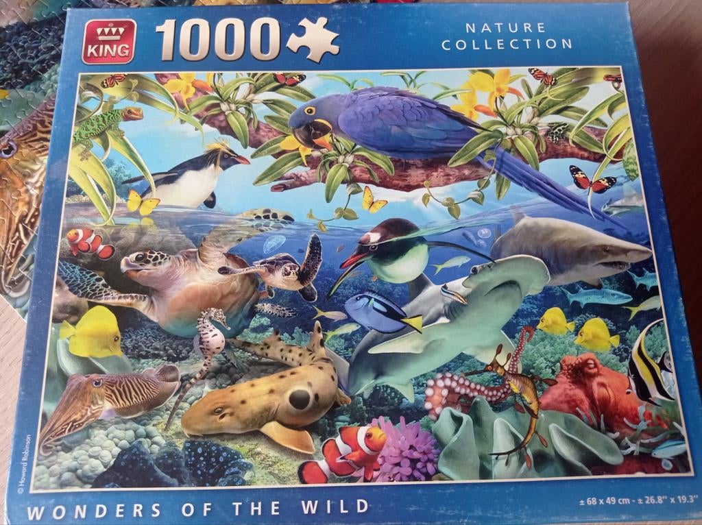 Puzzel 1000 stukjes, Hobby en Vrije tijd, Ophalen of Verzenden, 500 t/m 1500 stukjes, Zo goed als nieuw, Legpuzzel