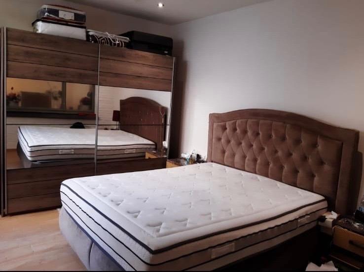 Slaapkamer + Kast + nachtkasten, Ophalen, Zo goed als nieuw, Tweepersoons, Klassiek