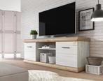Tv meubel landelijk wit/lichte eik, Ophalen, Zo goed als nieuw
