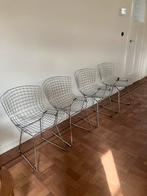 Set van 4 Bertoia wire chairs – Knoll / De Coene productie, Ophalen, Gebruikt