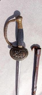 Franse sabel of rapier ca 1800-1830 gegraveerd, Verzamelen, Ophalen of Verzenden, Landmacht