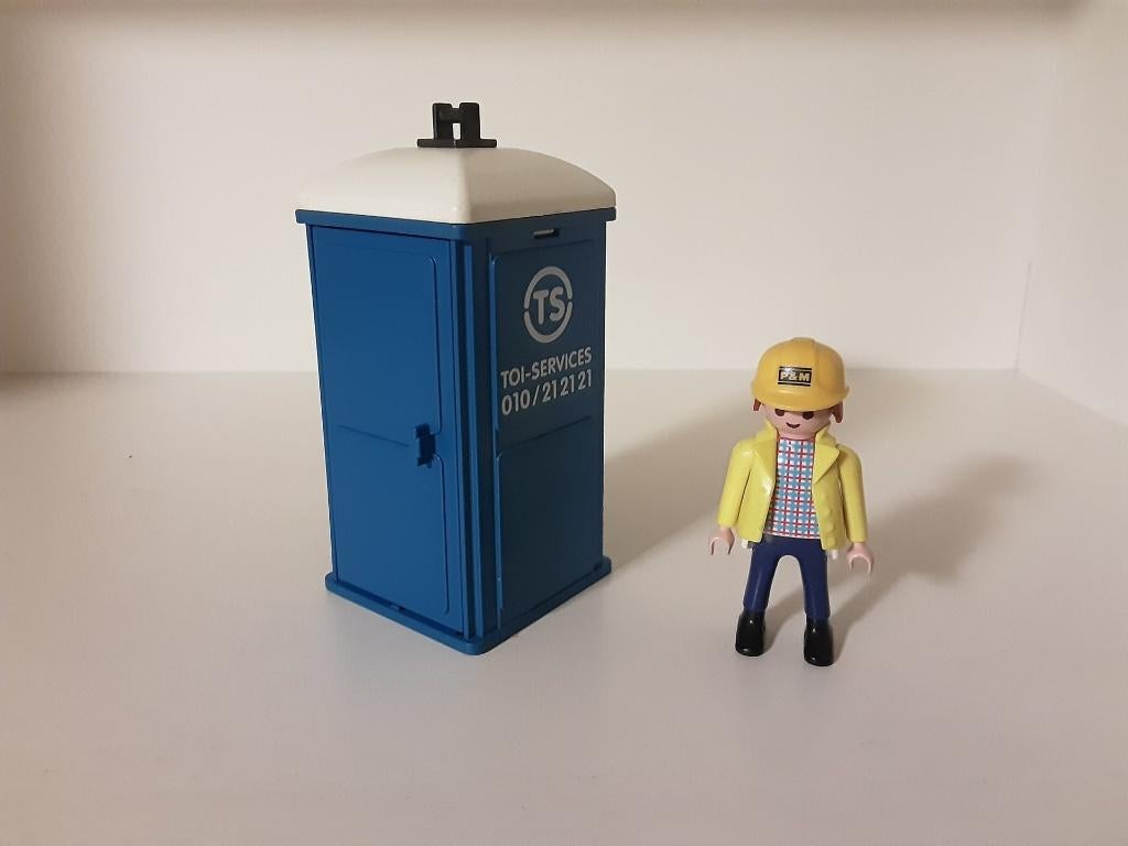 PLaymobil werftoilet - compleet, Kinderen en Baby's, Speelgoed | Playmobil, Ophalen of Verzenden, Zo goed als nieuw, Complete set