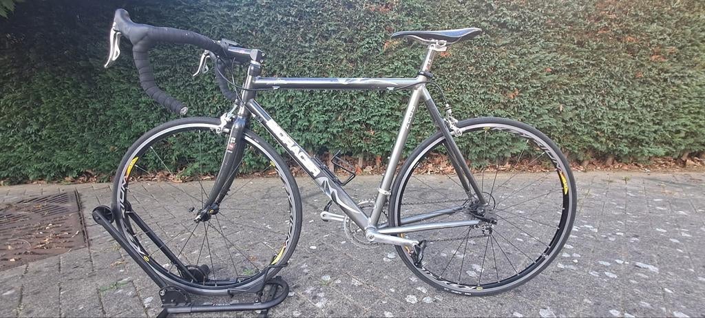 Koersfiets bio-racer alu/carbon, Ophalen