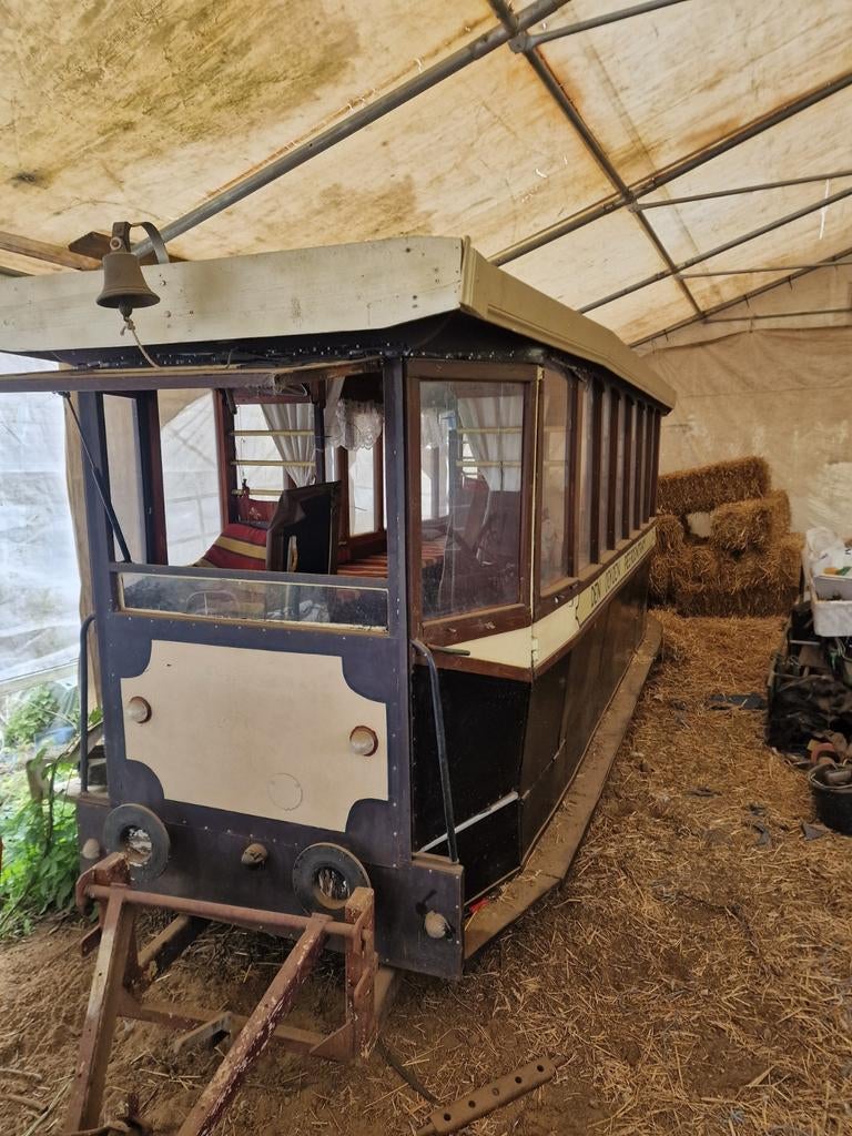 Paardentram enkel en dubbelspan en voor achter den traktor, Dieren en Toebehoren