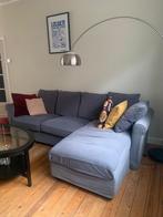 Canapé déhoussable gris anthracite, Trois personnes, Banc d'angle, 150 à 200 cm, Enlèvement