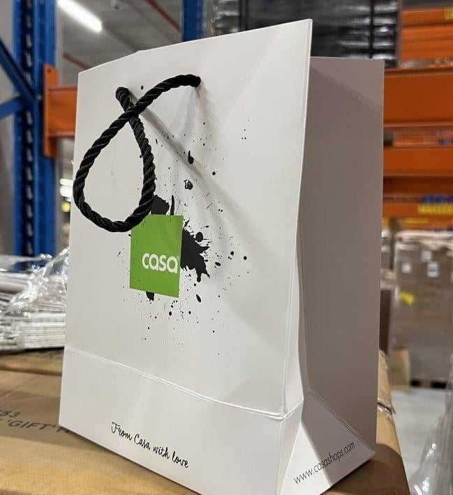 Cadeau zakjes casa, Ophalen