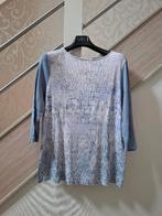 T-shirt dames lichtblauw mt 46, Ophalen of Verzenden, Blauw