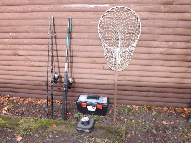 set visgerief voor op de boot, Watersport en Boten, Hengelsport | Witvissen, Gebruikt, Complete set, Ophalen