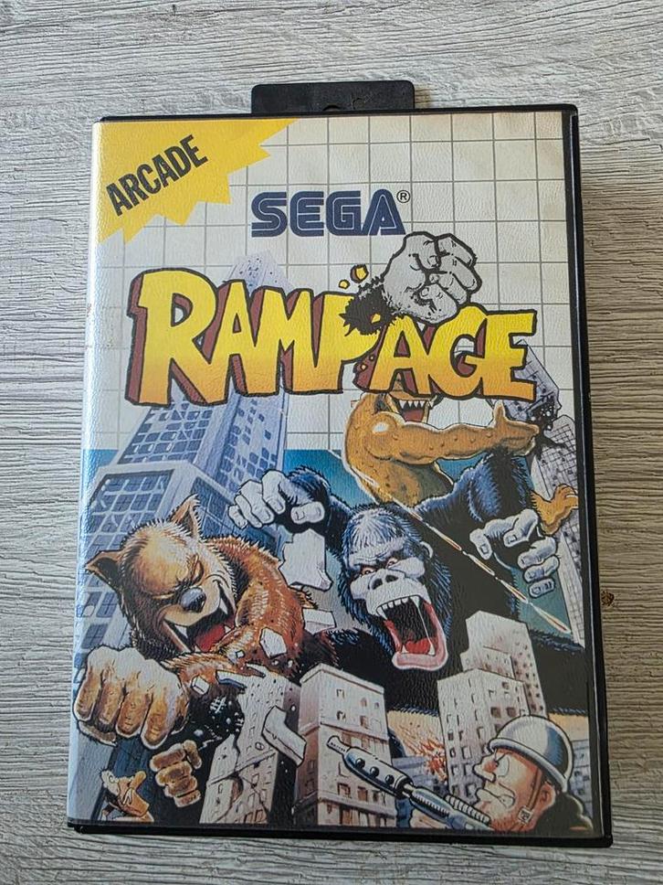 Rampage Sega Master-systeem, Games en Spelcomputers, Games | Sega, Gebruikt, Master System, Avontuur en Actie, 2 spelers, Ophalen of Verzenden