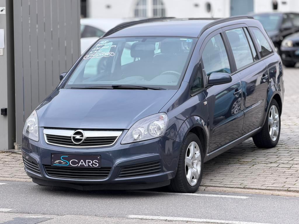 Opel zafira 1.6 ** 7 plaatsen ** 135.000 km ** Airco **, Auto's, 1600 cc, 7 zetels, Bedrijf, Airbags