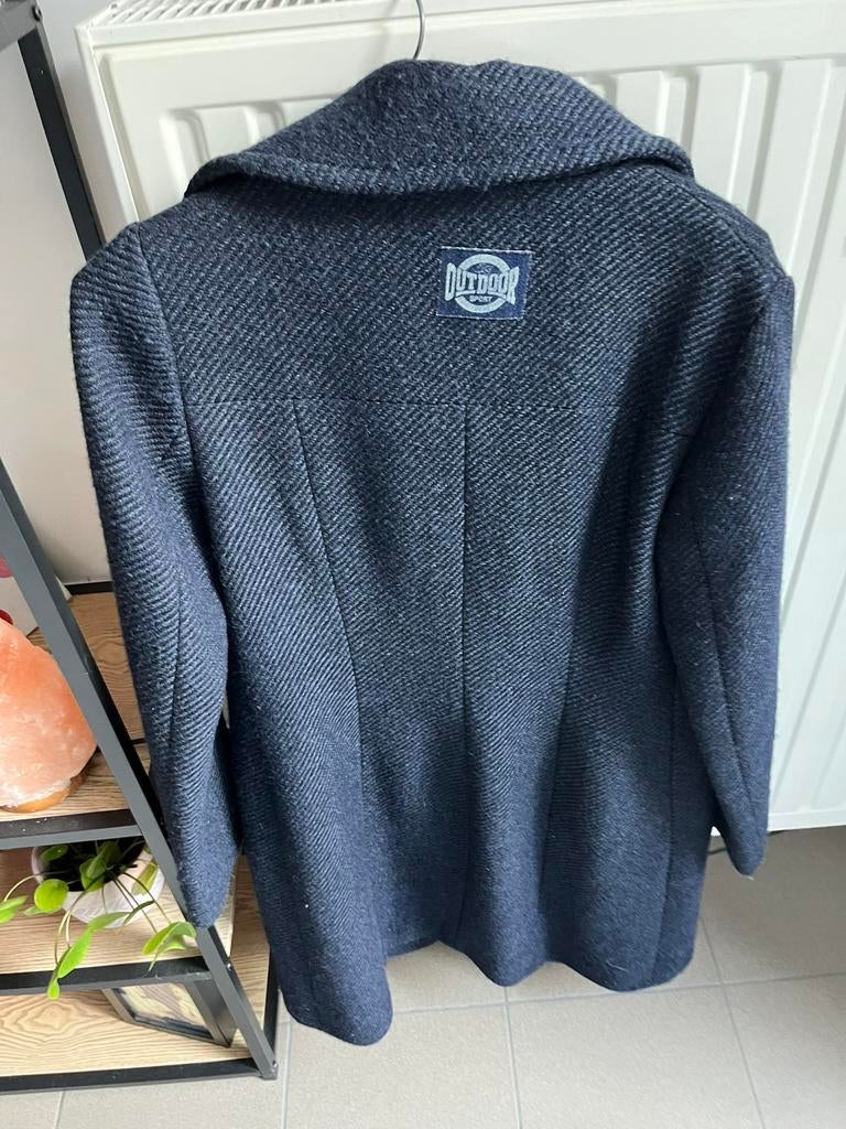 Mantel marine blauw, Kleding | Dames, Ophalen, Zo goed als nieuw
