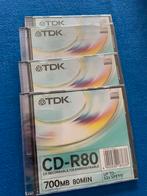 4 nieuwe cd-R 80, Informatique & Logiciels, Disques enregistrables, Enlèvement ou Envoi, Neuf, Cd