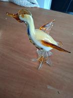 Figurine oiseau en verre soufflé  style Murano, Antiquités & Art, Enlèvement