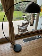 Stijlvolle Zwarte Booglamp, Huis en Inrichting, Ophalen, Zo goed als nieuw