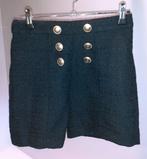 short zwart tweed met gouden knopen Only 34 XS, Neuf, Enlèvement ou Envoi, Taille 34 (XS) ou plus petite, Courts