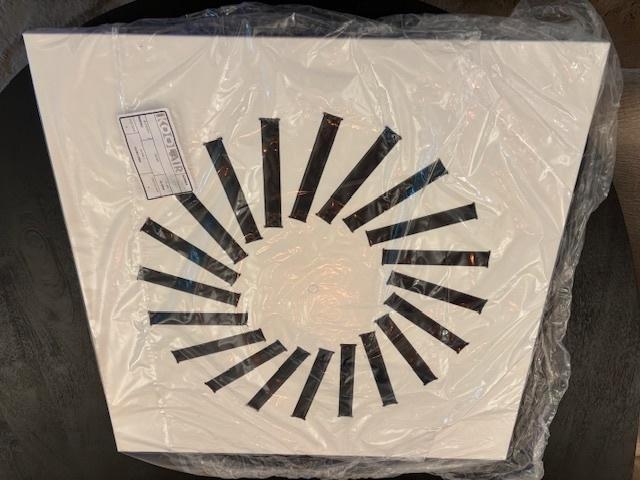 Grille d'ventilation/diffuseur à remous Koolair 60x60, Electroménager, Ventilateurs, Neuf, Enlèvement ou Envoi