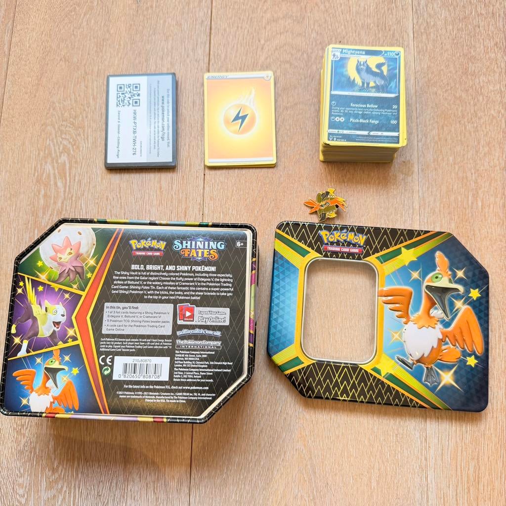 Pokemon kaarten en tins, Ophalen, Zo goed als nieuw