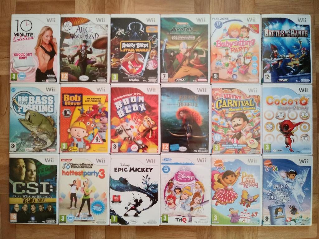 95 jeux Wii de 2€ à 20€, 10 % réduction à partir de 5 pièces, Consoles de jeu & Jeux vidéo, Jeux | Nintendo Wii, Enlèvement ou Envoi