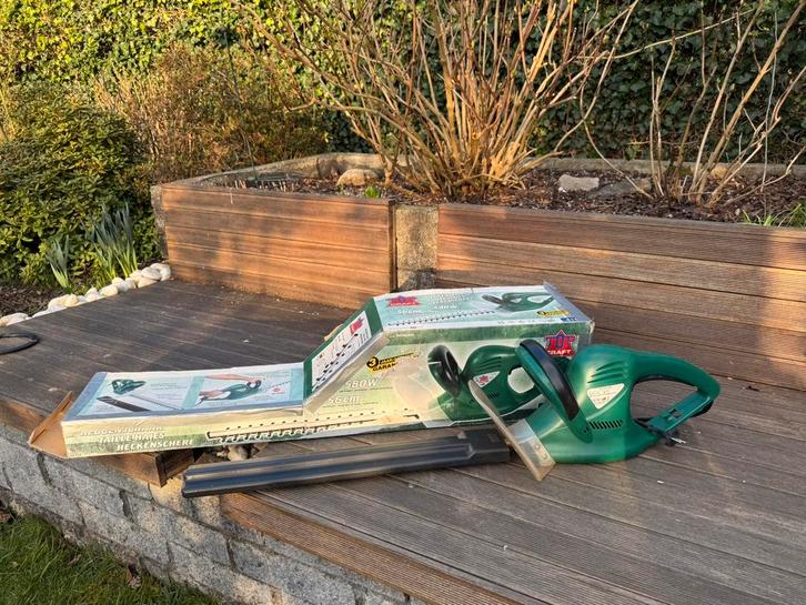 Top Craft elektrische heggenschaar, model THT580, Tuin en Terras, Heggenscharen, Gebruikt, Elektrisch, Ophalen