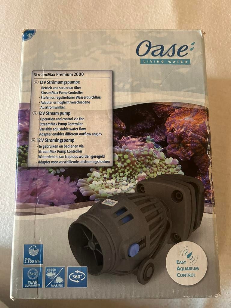 Oase streammax premium 2000, Animaux & Accessoires, Neuf, Oase, Pompe, Enlèvement