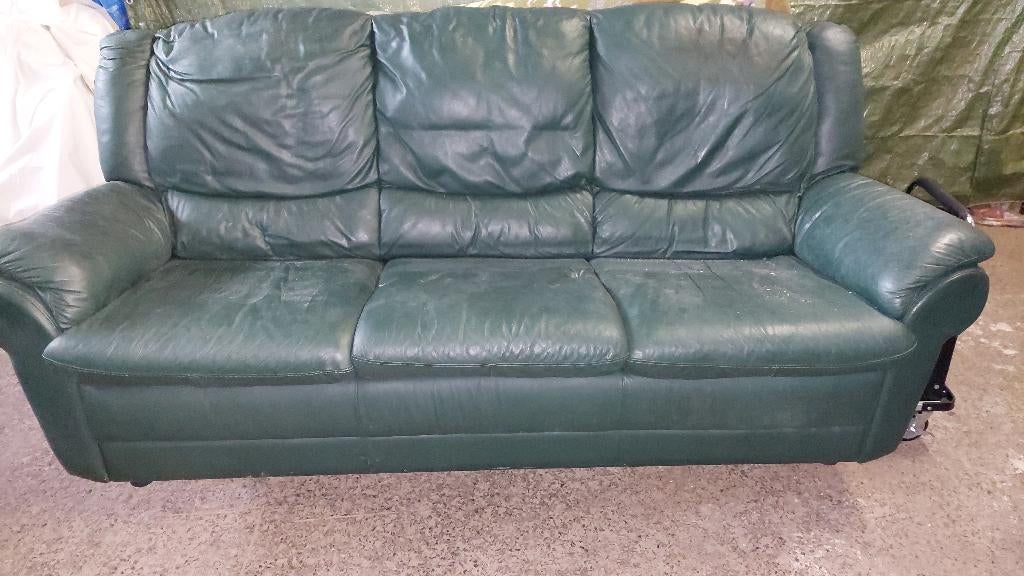 SALON, Huis en Inrichting, Zetels | Complete zithoeken, Gebruikt, Leer, Ophalen