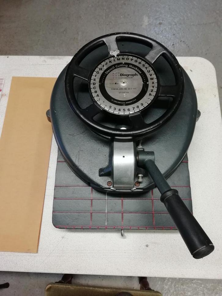 DIAGRAPH US 1inch stencils, Collections, Objets militaires | Seconde Guerre mondiale, Enlèvement