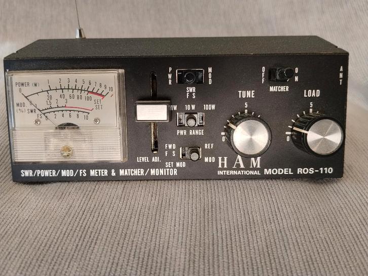 SWR-meter Ham International ROS-110, Télécoms, Émetteurs & Récepteurs, Comme neuf, Enlèvement ou Envoi