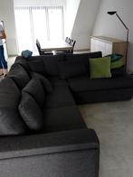 Donkergrijs ruim hoeksalon, Huis en Inrichting, Zetels | Zetels, Ophalen, 250 tot 300 cm, Hoekbank, 75 tot 100 cm