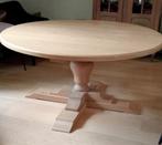 Eiken ronde tafel. 160 cm doorsnede, Huis en Inrichting, Ophalen, 150 tot 200 cm, Vijf personen of meer, Eikenhout