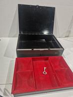 Grote  geldkoffer , brandkoffer
Met geldlade,  vintage, Maison & Meubles, Extincteurs & Coffres-forts, Enlèvement ou Envoi, Utilisé