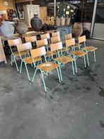8 Industriele/Vintage Schoolstoelen zeer fraai, Ophalen, Gebruikt, Overige kleuren, Industrieel/Vintage