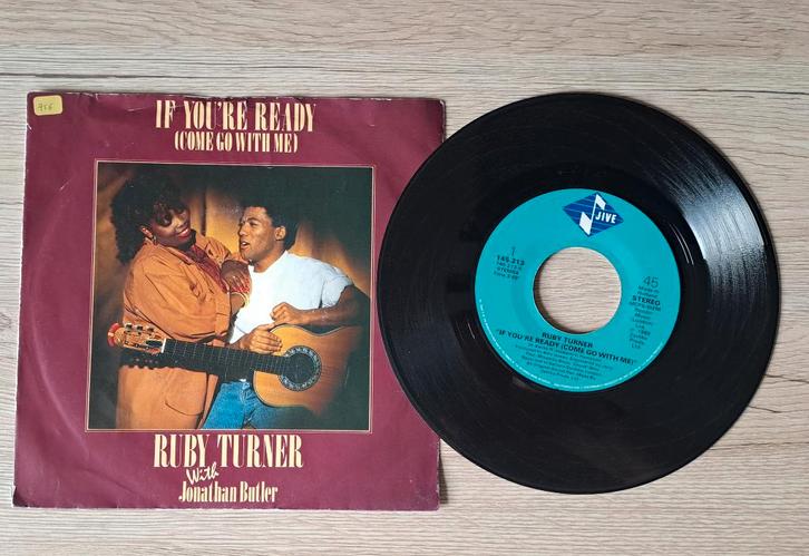 Ruby Turner with Jonathan Butler - If You're Ready, CD & DVD, Vinyles Singles, Utilisé, Single, R&B et Soul, 7 pouces, Enlèvement ou Envoi