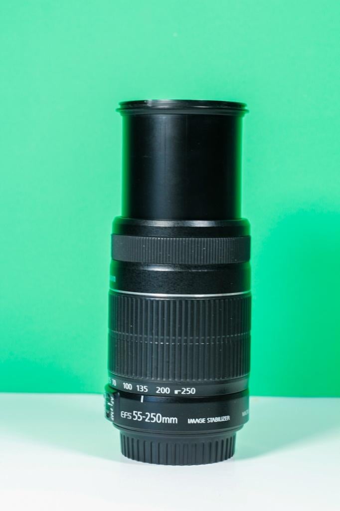 extra photo enfants , sport , animalier canon efs 55-250 IS, Audio, Tv en Foto, Foto | Lenzen en Objectieven, Ophalen, Zo goed als nieuw