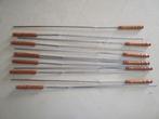 BBQ grote XXL brochettepinnen (48cm L), Jardin & Terrasse, Barbecues au charbon de bois, Enlèvement, Utilisé