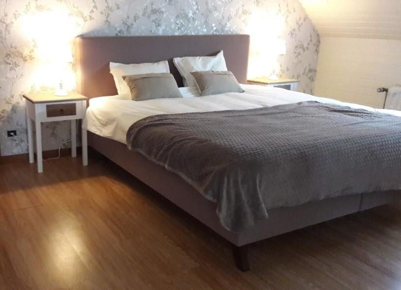 Boxspring 180X200, Ophalen, Gebruikt, Bruin, Tweepersoons