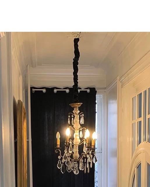 Prachtige kristallen luster, Ophalen, Zo goed als nieuw