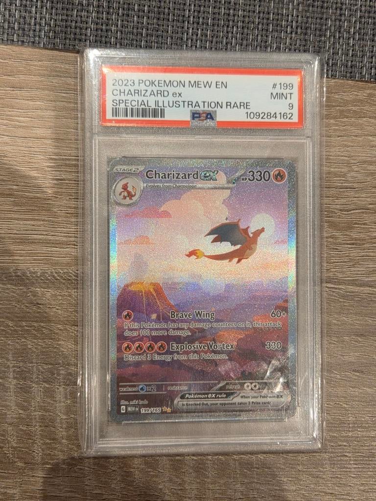3 pokemon 151 psa 9 slabs, Ophalen of Verzenden