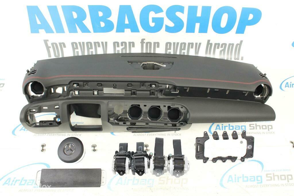 Airbag kit Tableau de bord rouge Mercedes A klasse W177, Enlèvement ou Envoi, Utilisé
