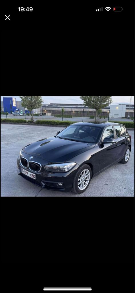 Bmw serie 1 2019, Autos, Euro 6, Boîte manuelle, Noir, 5 portes