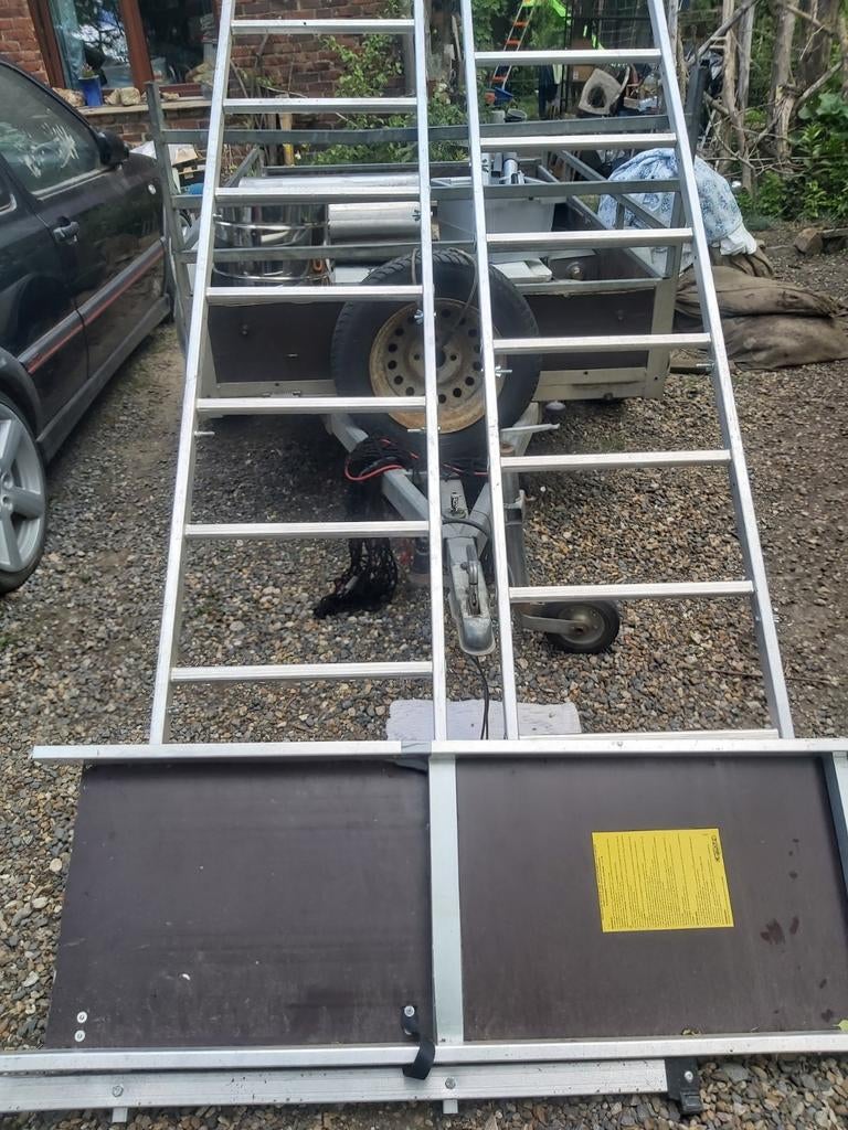 Échafaudage 2m70. ️Il manque les barres stabilisation., Ophalen