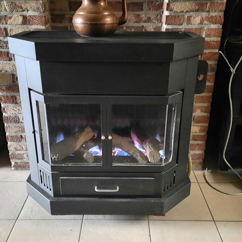 aardgaskachel, Ophalen, Gebruikt, Gas, Vrijstaand