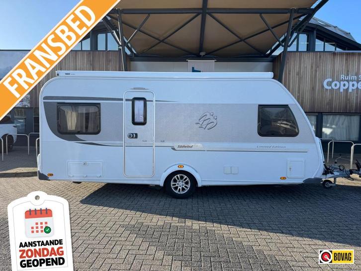 Knaus Sudwind Limited Edition 500 FU 2015 Mover,Airco,Luifel, Caravans en Kamperen, Caravans, tot en met 4, 1000 - 1250 kg, Rondzit