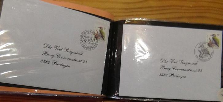 Vogels Buzin met eerstedag afstempeling, Postzegels en Munten, Postzegels | Europa | België, Gestempeld, 1e dag stempel, Overig