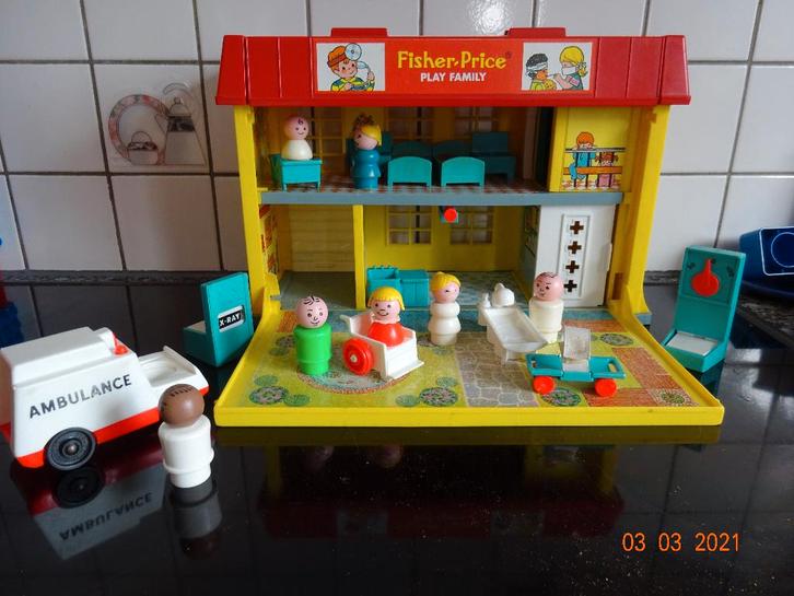 Fisher Price Children’s hospital 1976*Made U.S.A*, Kinderen en Baby's, Speelgoed | Fisher-Price, Ophalen of Verzenden
