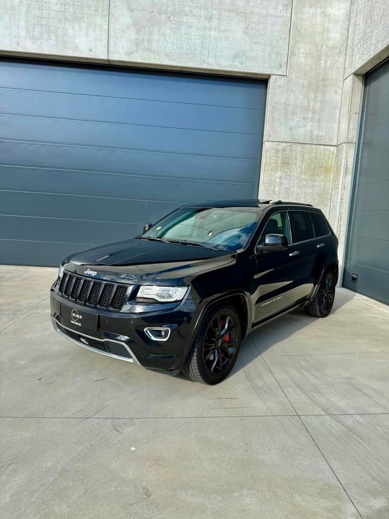 JEEP - GRAND CHEROKEE - PANO - NAVI - LUCHTVERING - CAMERA, Auto's, Automaat, Euro 5, Zwart, Leder