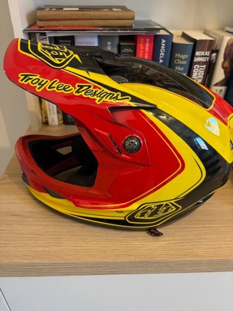 BMX HELM Troy Lee Designs Carbon Mirage D3, Fietsen en Brommers, Ophalen, Gebruikt, XS, Jongen of Meisje